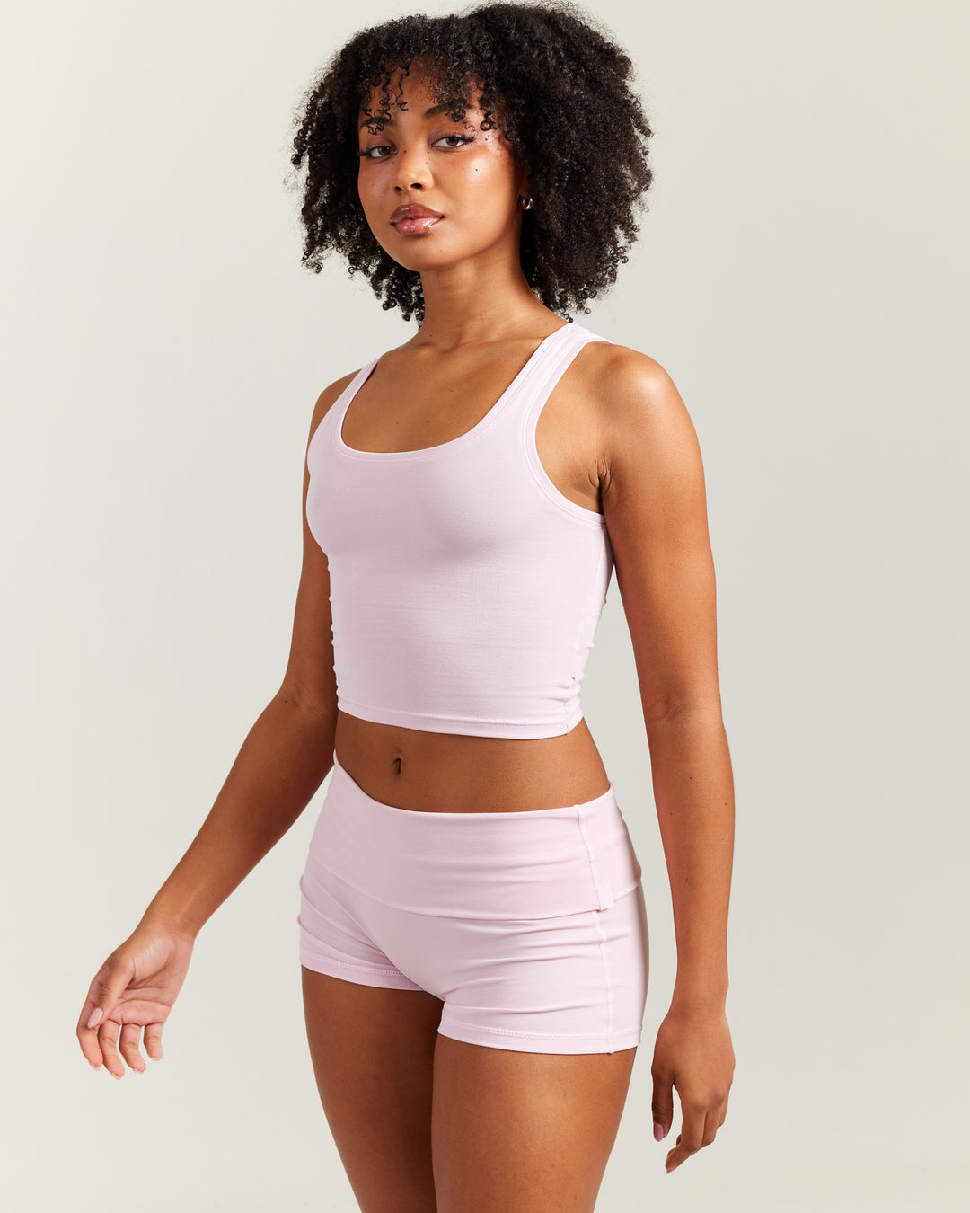 EE Lounge Singlet - Baby Pink