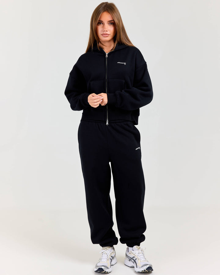 Cloudweave Relaxed Jogger - Black
