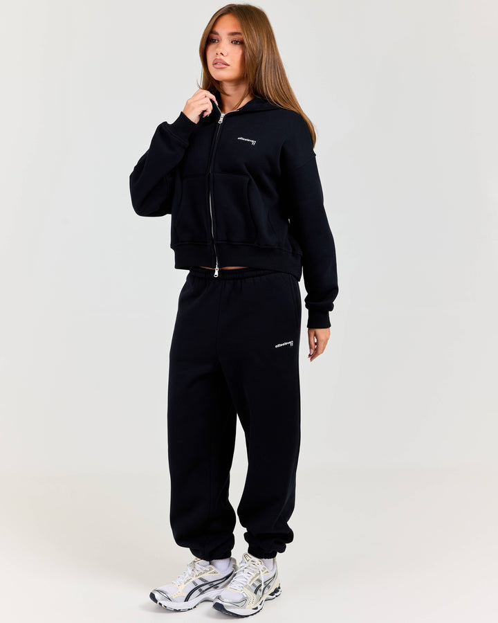 Cloudweave Relaxed Jogger - Black