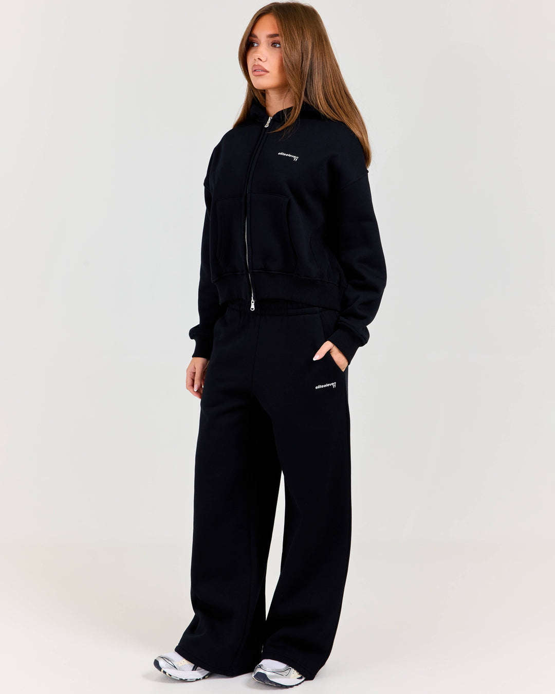 Cloudweave Wide Leg Pants - Black