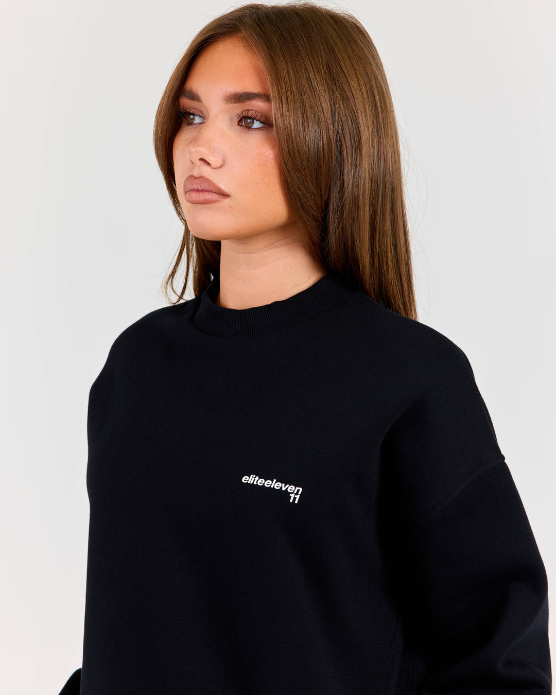Cloudweave Relaxed Crewneck - Black