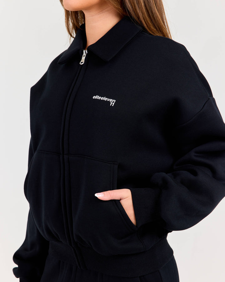 Cloudweave Bomber - Black