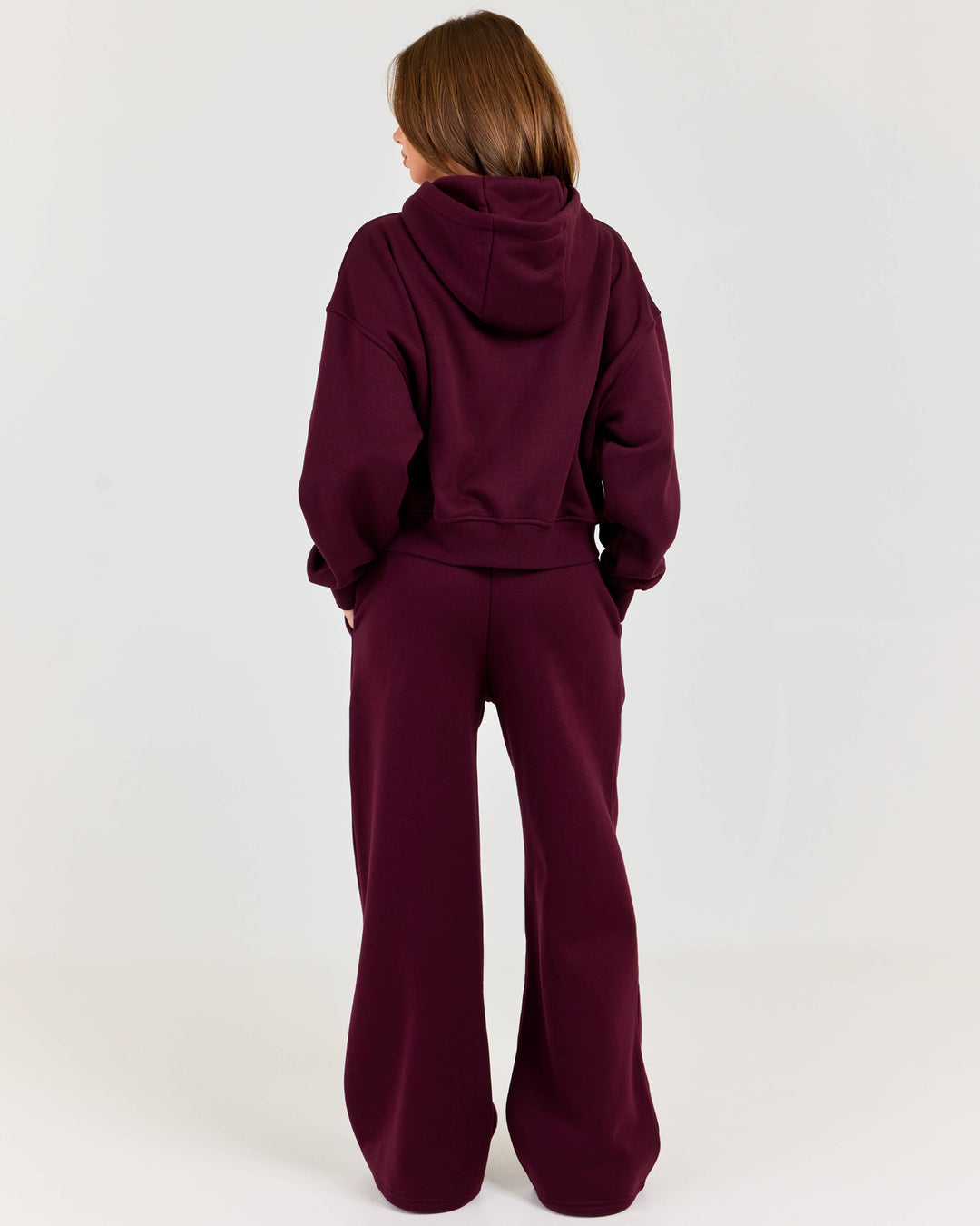 Cloudweave Wide Leg Pants - Plum