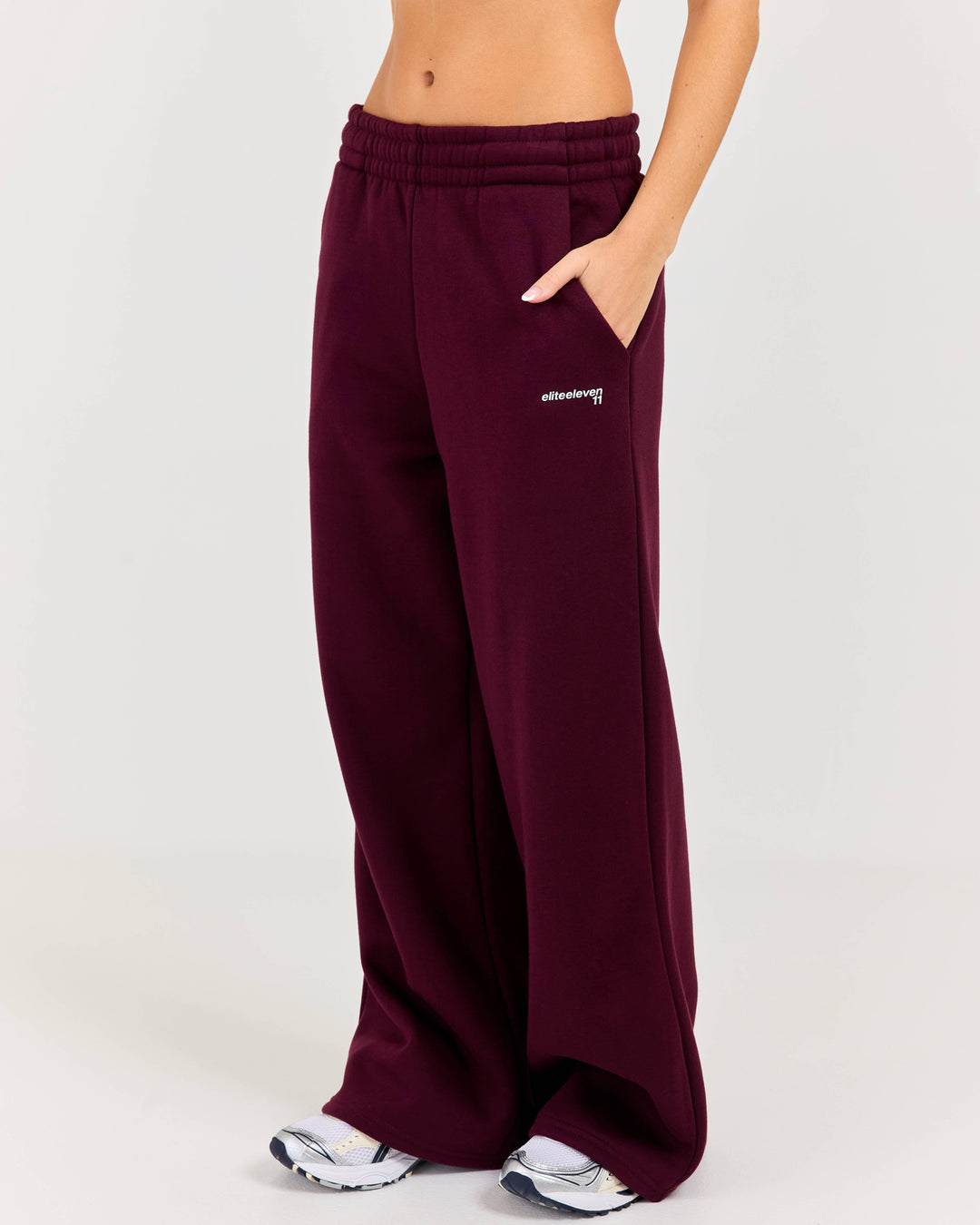 Cloudweave Wide Leg Pants - Plum
