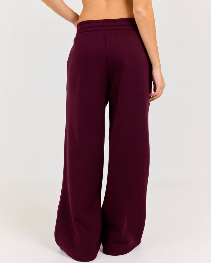 Cloudweave Wide Leg Pants - Plum