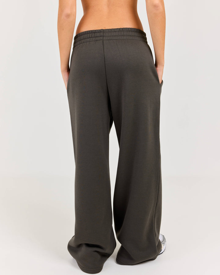 Cloudweave Wide Leg Pants - Dark Olive