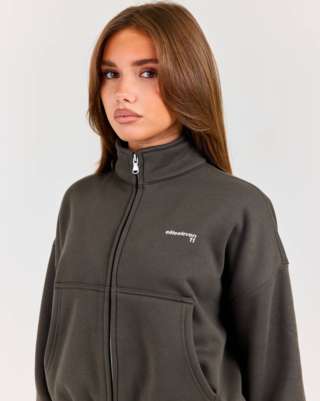 Cloudweave Relaxed Zip Through - Dark Olive