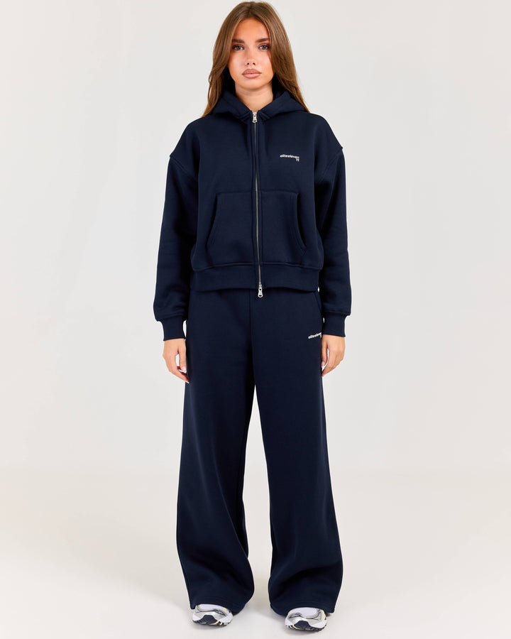 Cloudweave Wide Leg Pants - Navy