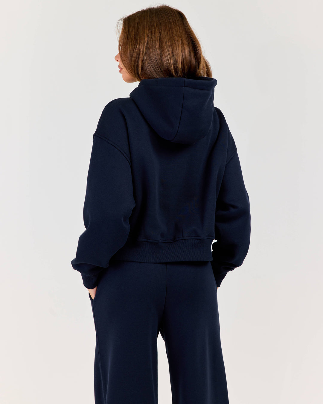 Cloudweave Zip Through Hoodie - Navy