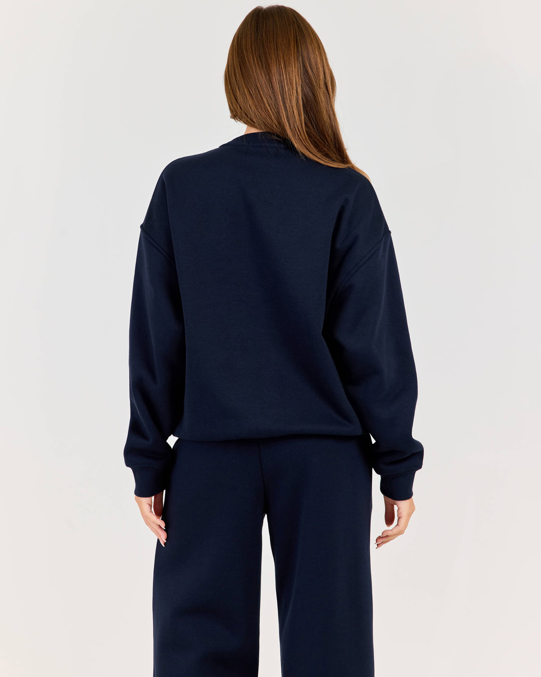 Cloudweave Relaxed Crewneck - Navy
