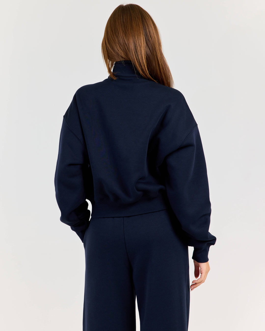 Cloudweave Relaxed Zip Through - Navy