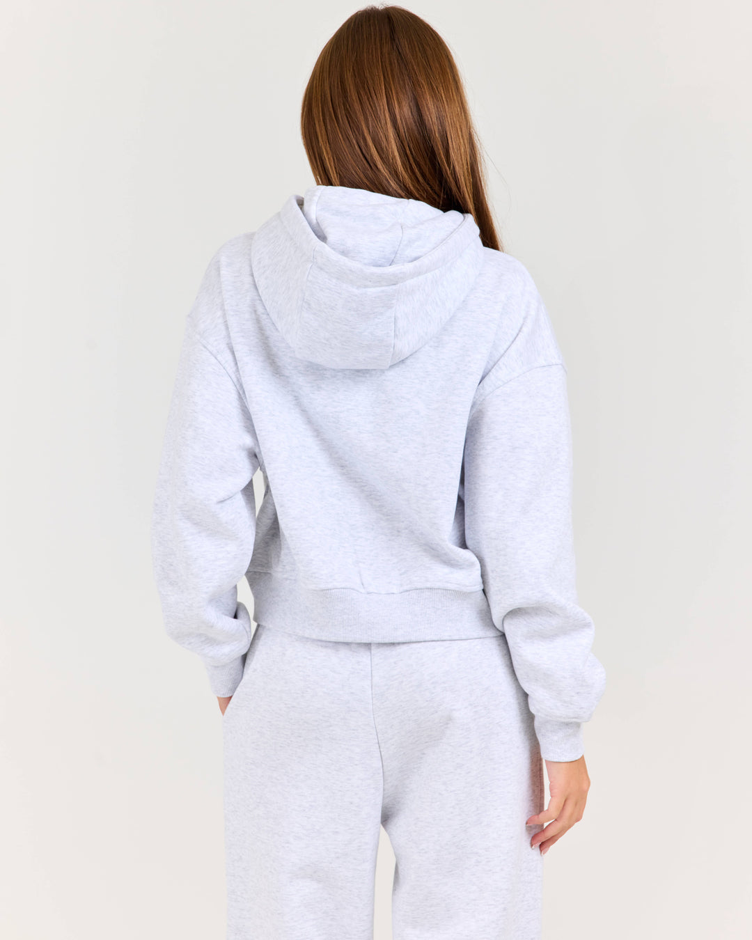 Cloudweave Zip Through Hoodie - Grey Marle
