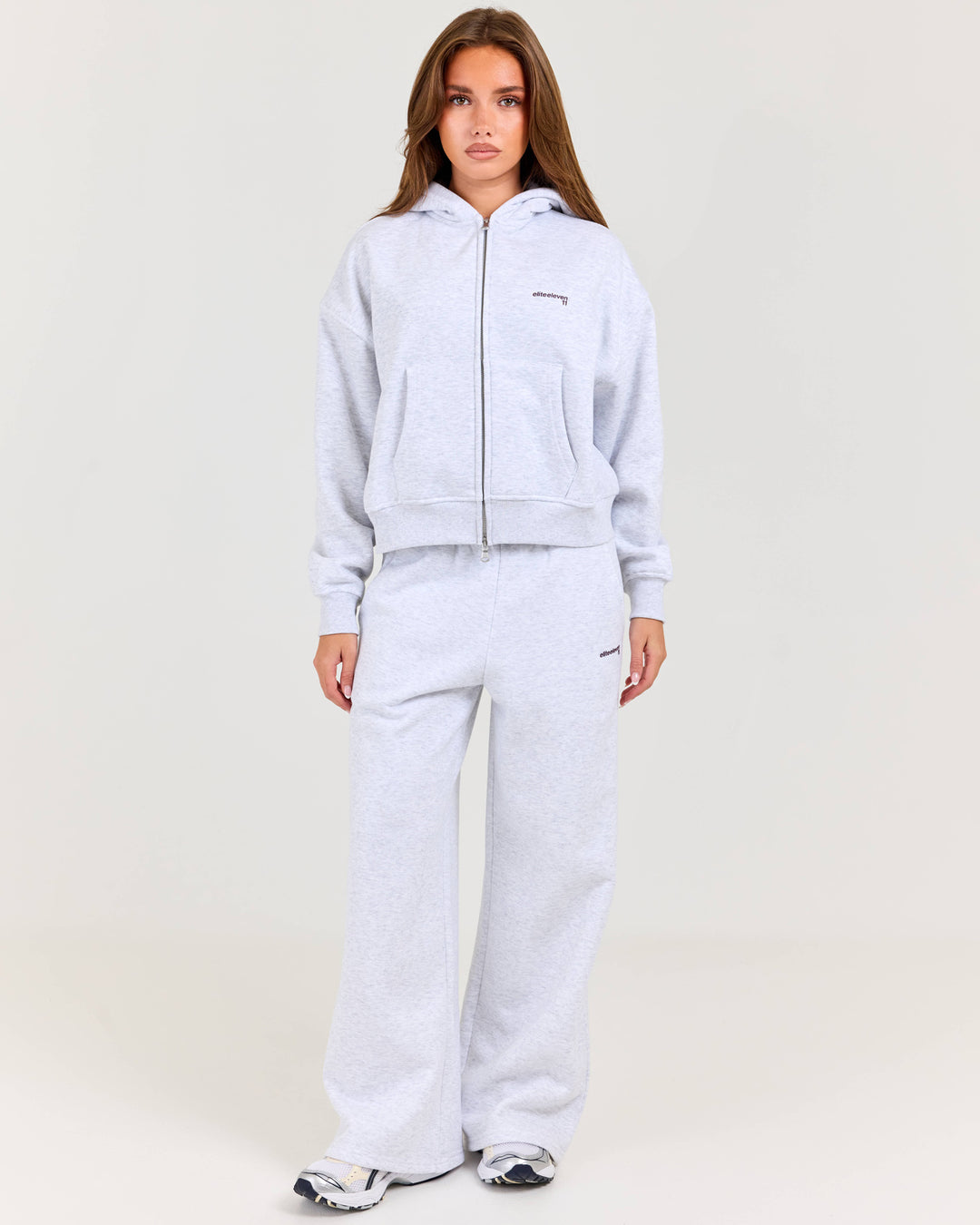 Cloudweave Wide Leg Pants - Grey Marle