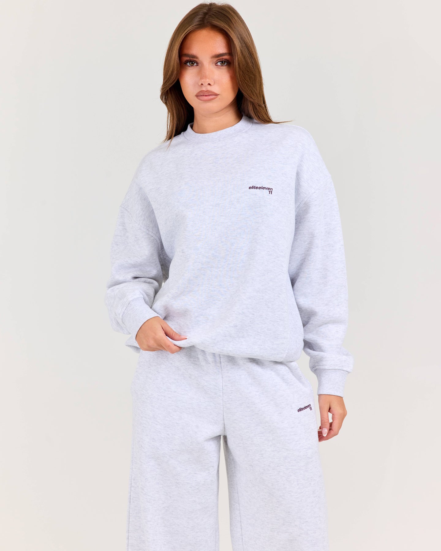 Cloudweave Relaxed Crewneck - Grey Marle