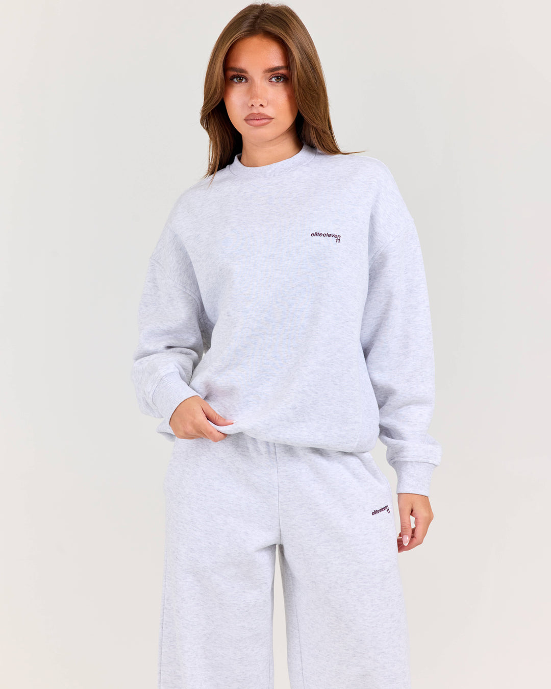 Cloudweave Relaxed Crewneck - Grey Marle