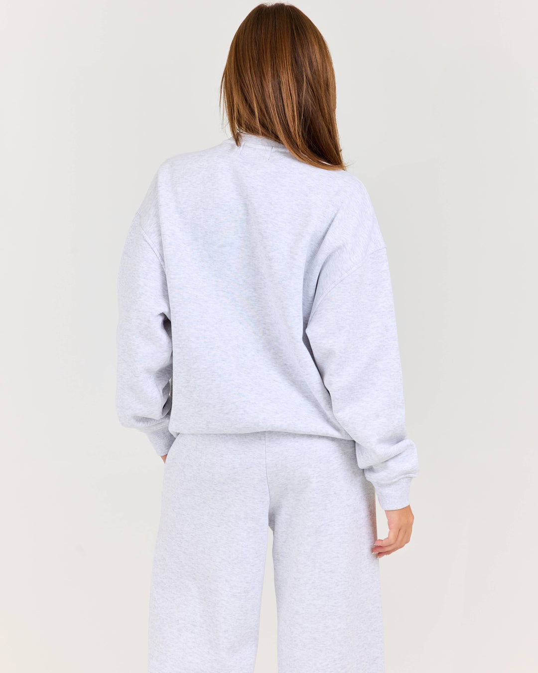 Cloudweave Relaxed Crewneck - Grey Marle