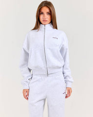 Cloudweave Relaxed Zip Through - Grey Marle