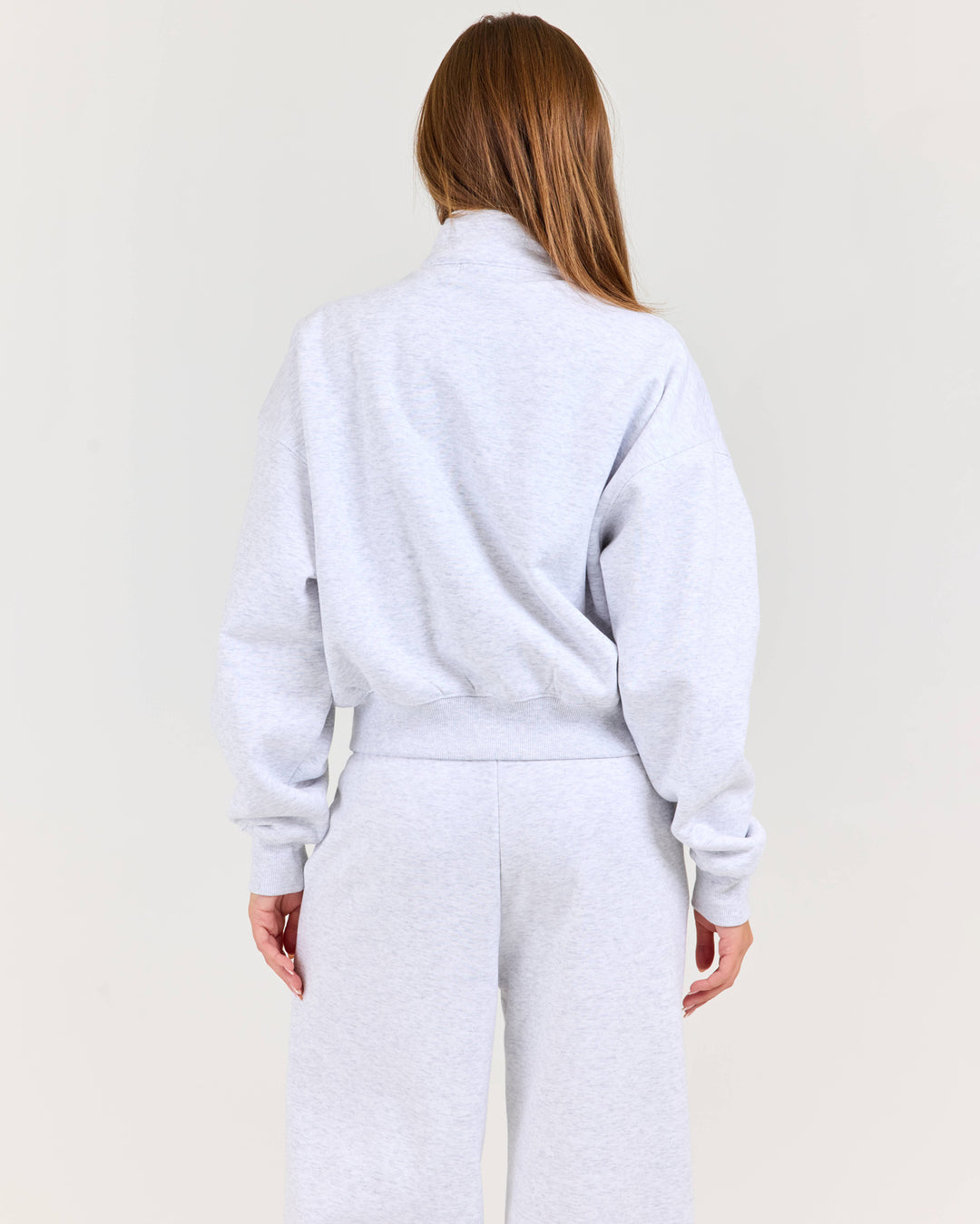 Cloudweave Relaxed Zip Through - Grey Marle