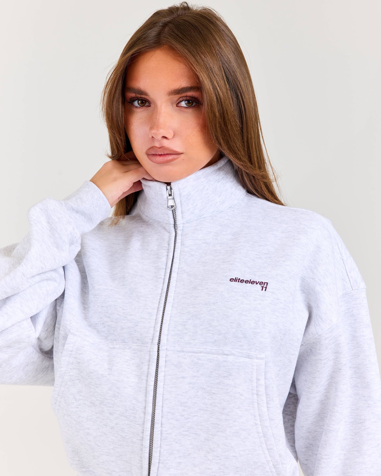 Cloudweave Relaxed Zip Through - Grey Marle – Elite Eleven