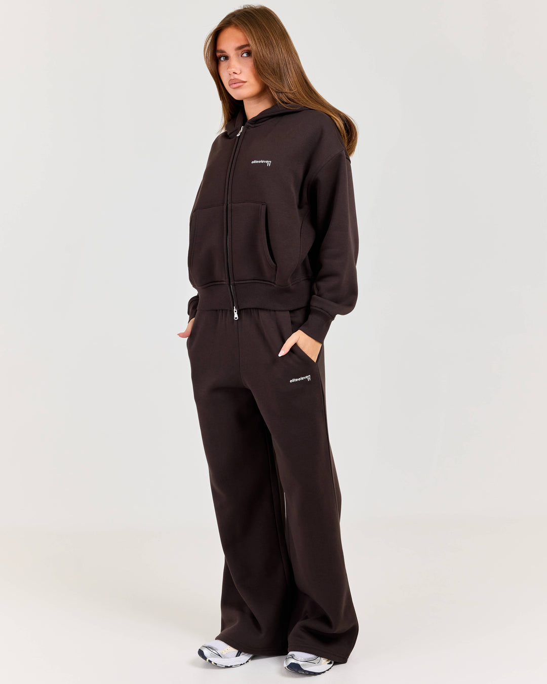 Cloudweave Wide Leg Pants - Coffee Bean