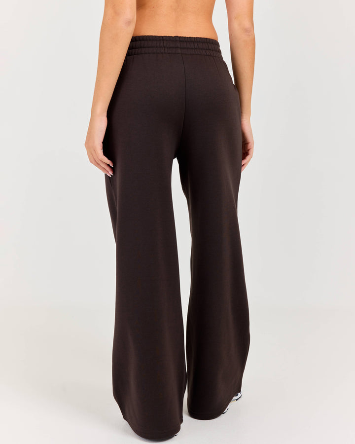 Cloudweave Wide Leg Pants - Coffee Bean