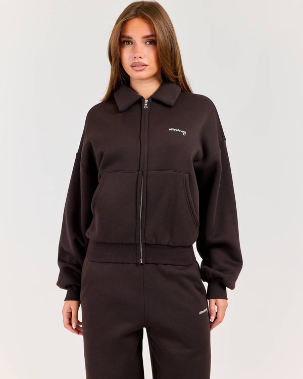 Cloudweave Bomber - Coffee Bean