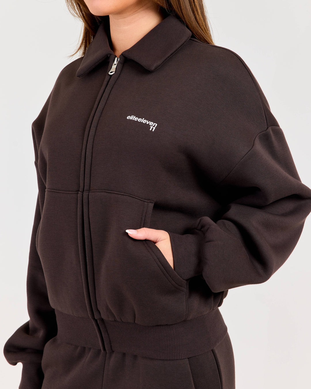 Cloudweave Bomber - Coffee Bean
