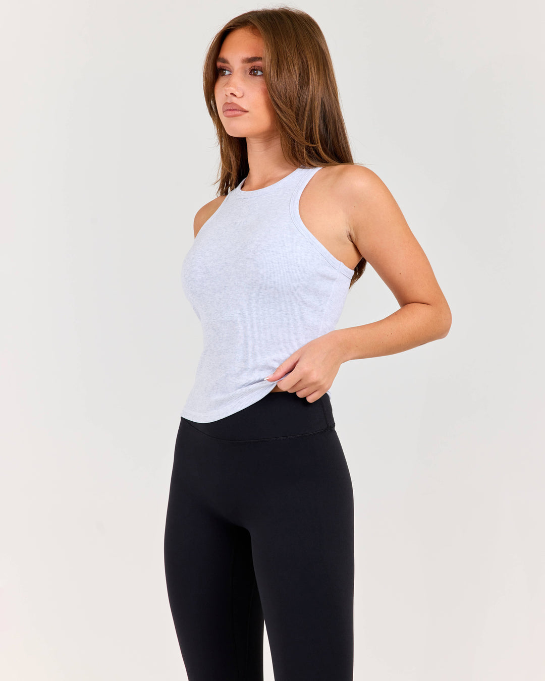 Built in Ribbed Tank - Grey