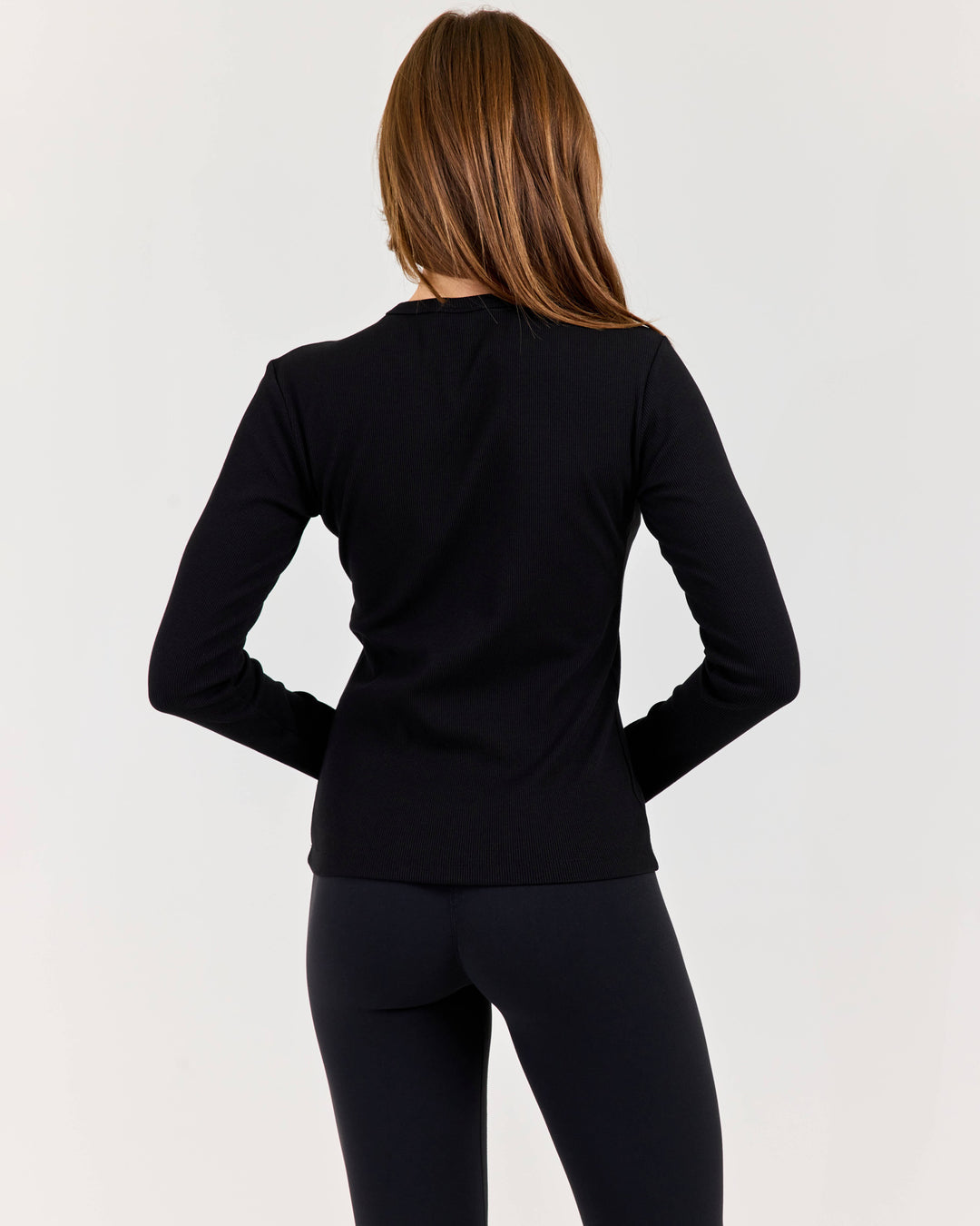 Ribbed Long Sleeve - Black