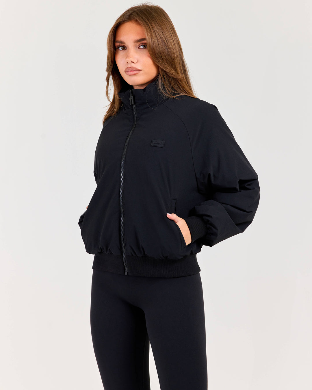 Atmos Funnel Neck Jacket - Black