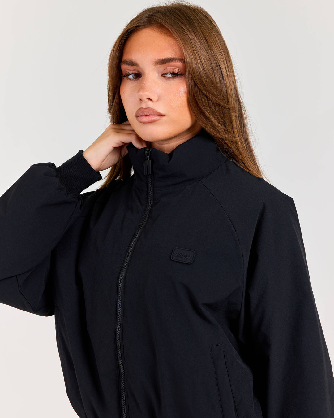 Atmos Funnel Neck Jacket - Black