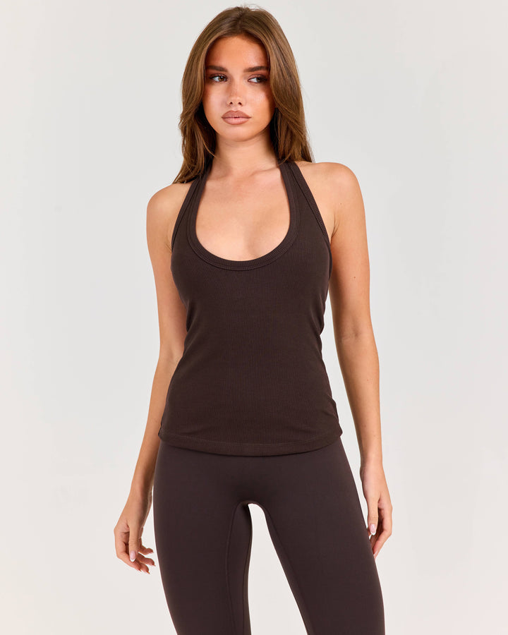 Built in Halter Tank - Coffee Bean