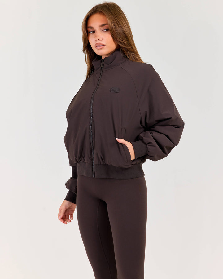 Atmos Funnel Neck Jacket - Coffee Bean