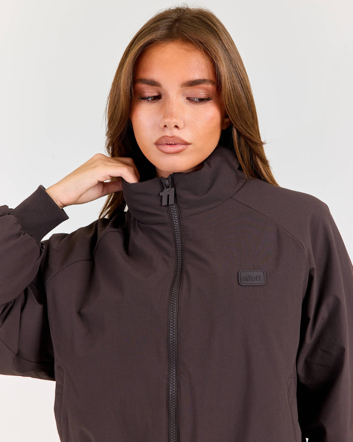 Atmos Funnel Neck Jacket - Coffee Bean
