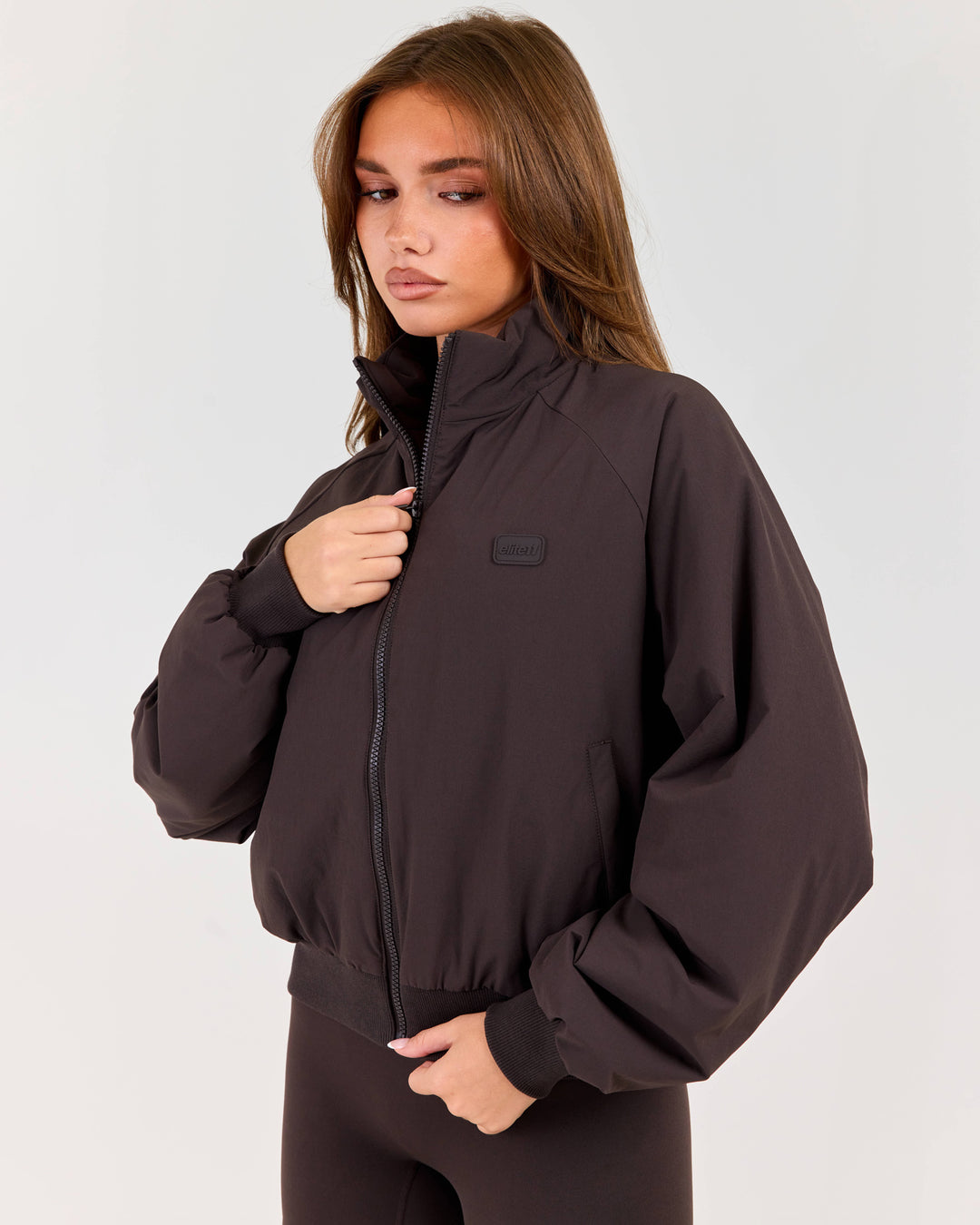 Atmos Funnel Neck Jacket - Coffee Bean