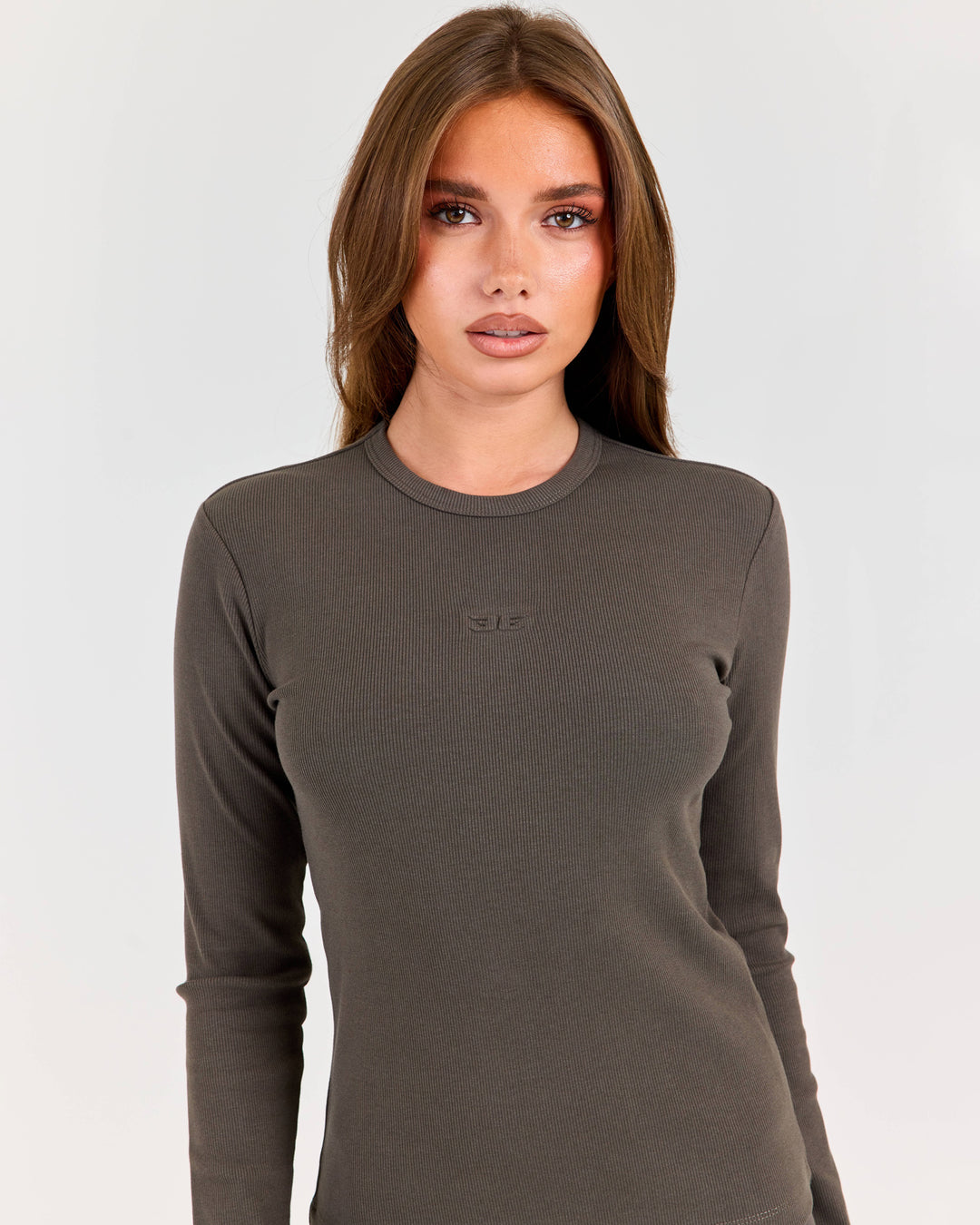 Ribbed Long Sleeve - Dark Olive