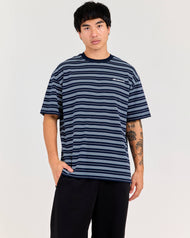 Men's Oversized Stripe Tee - Blue