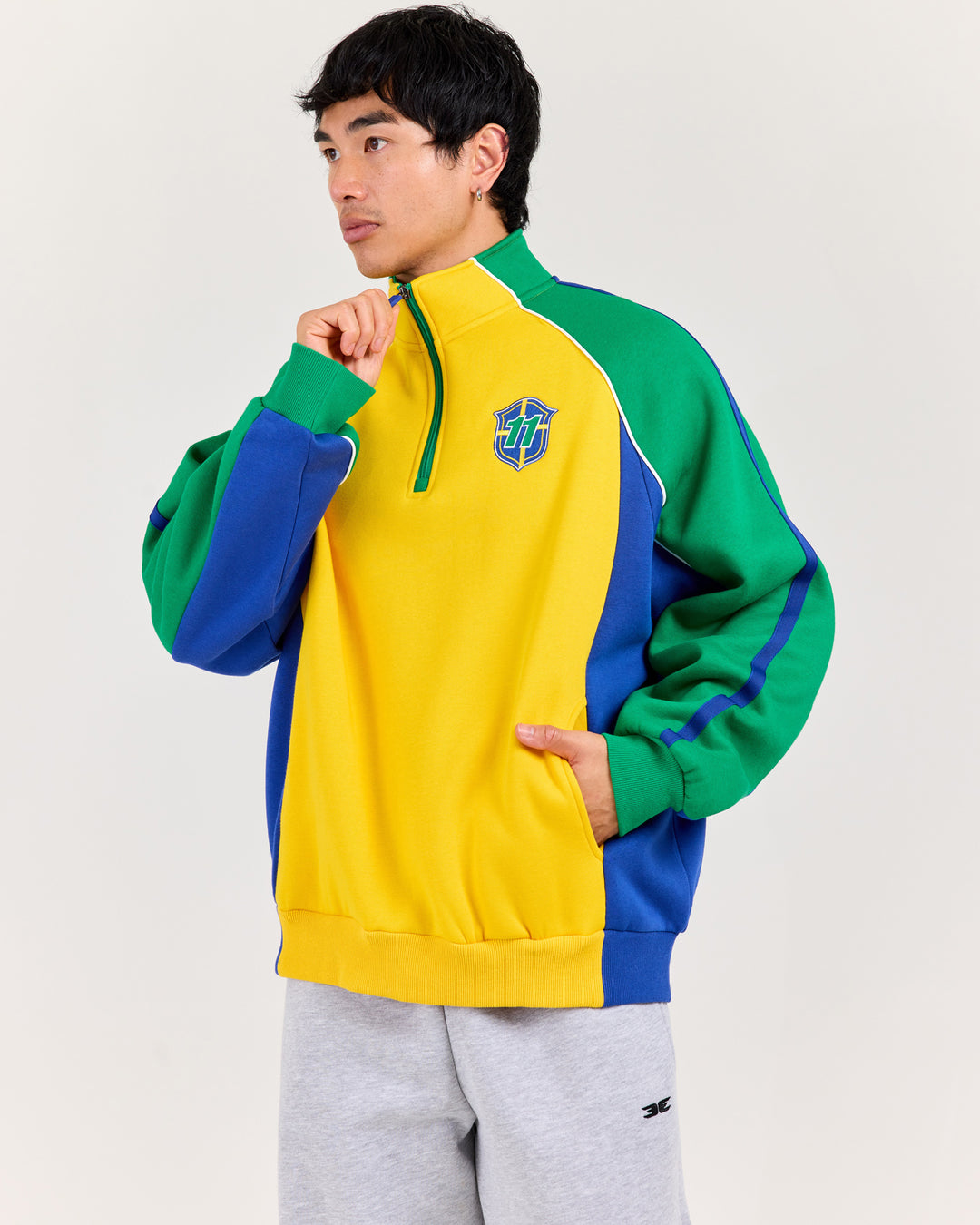 World Game 1/4 Zip - Brazil
