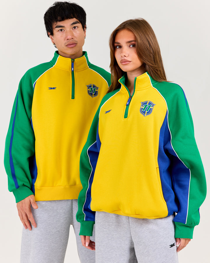 World Game 1/4 Zip - Brazil