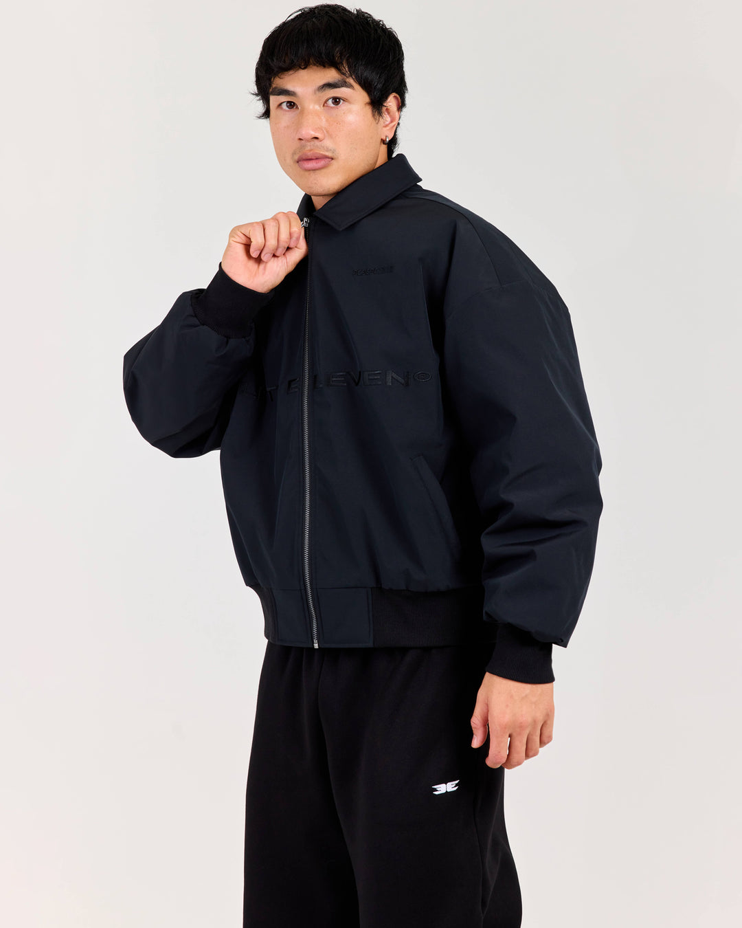 Men's Bomber Jacket  - Black