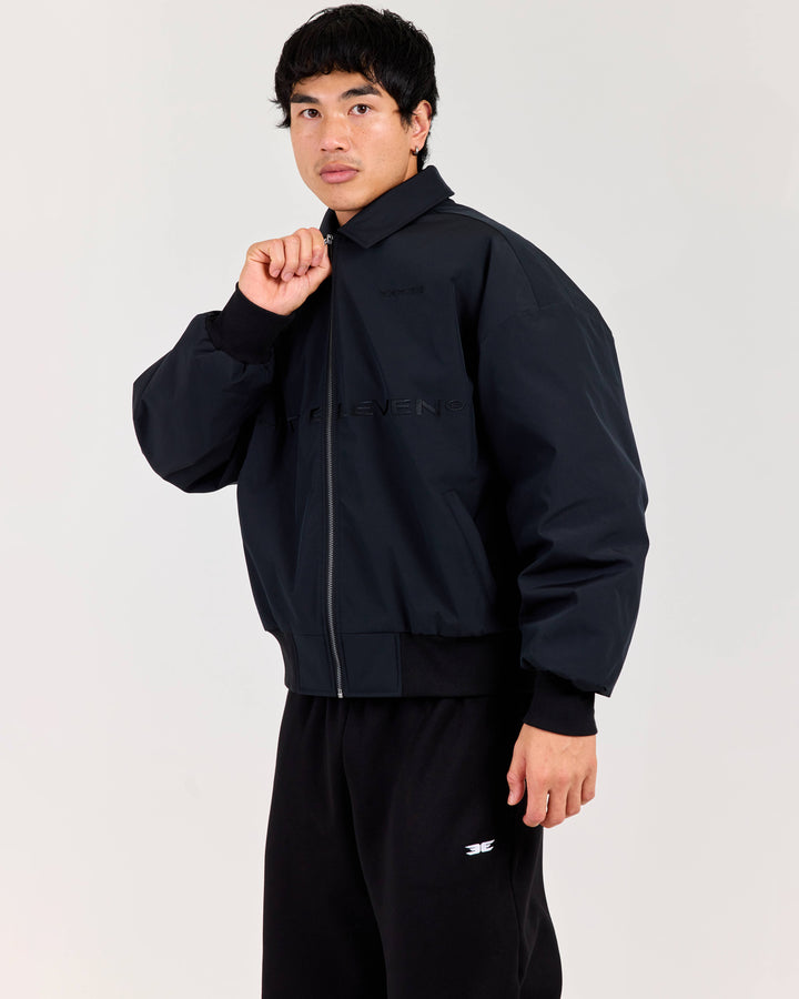 Men's Bomber Jacket  - Black