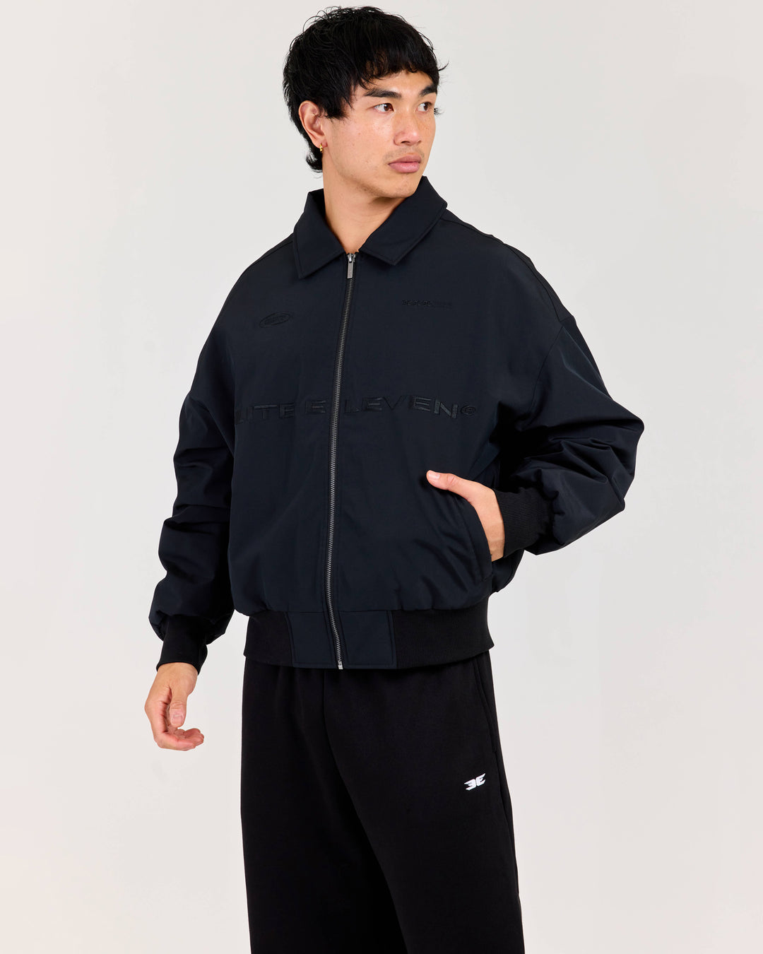 Men's Bomber Jacket  - Black