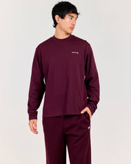 Mens Long Sleeve - Plum