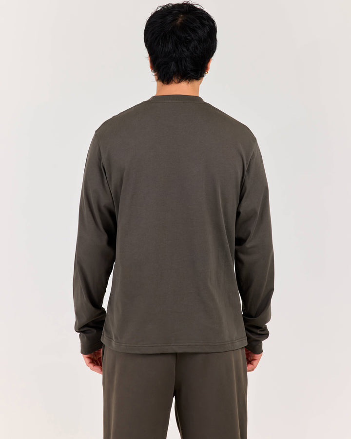Mens Long Sleeve - Dark Olive
