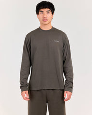 Mens Long Sleeve - Dark Olive