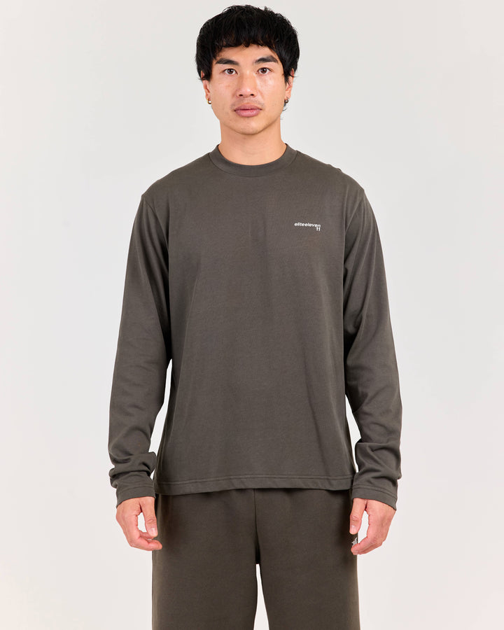 Mens Long Sleeve - Dark Olive