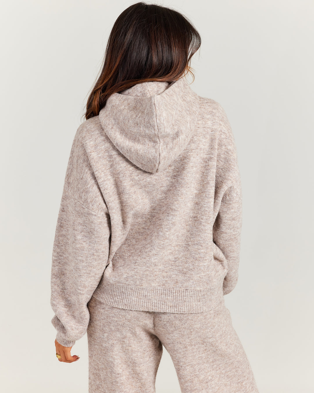 Elite 11 Knitted Hoodie - Taupe