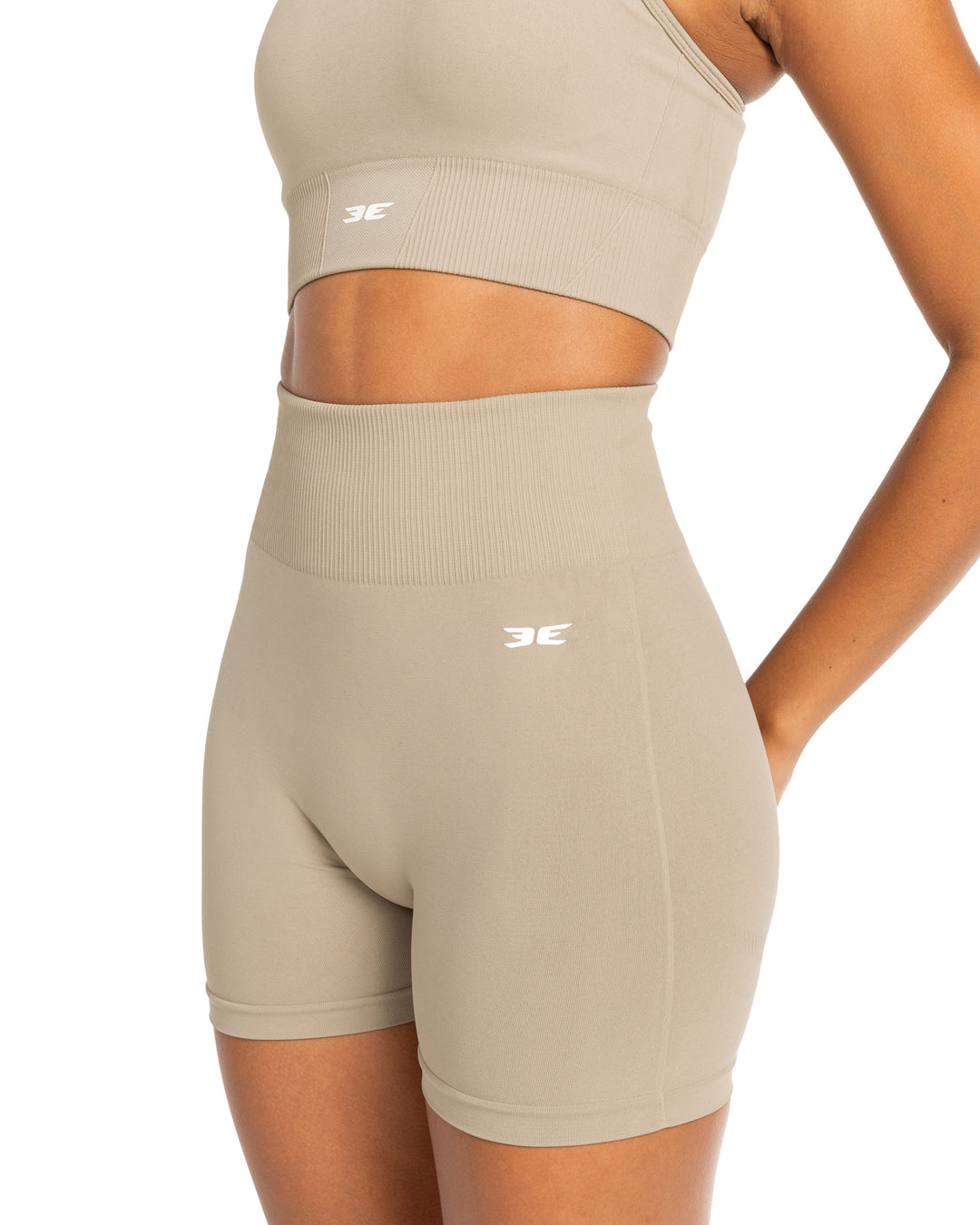 Elite Seamless V2 Shorts - Beige