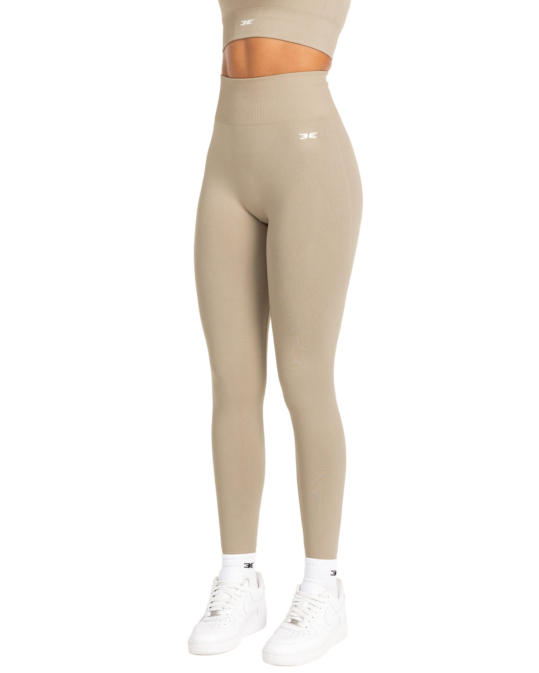 Elite Seamless V2 Leggings - Beige (Subtle Scrunch)