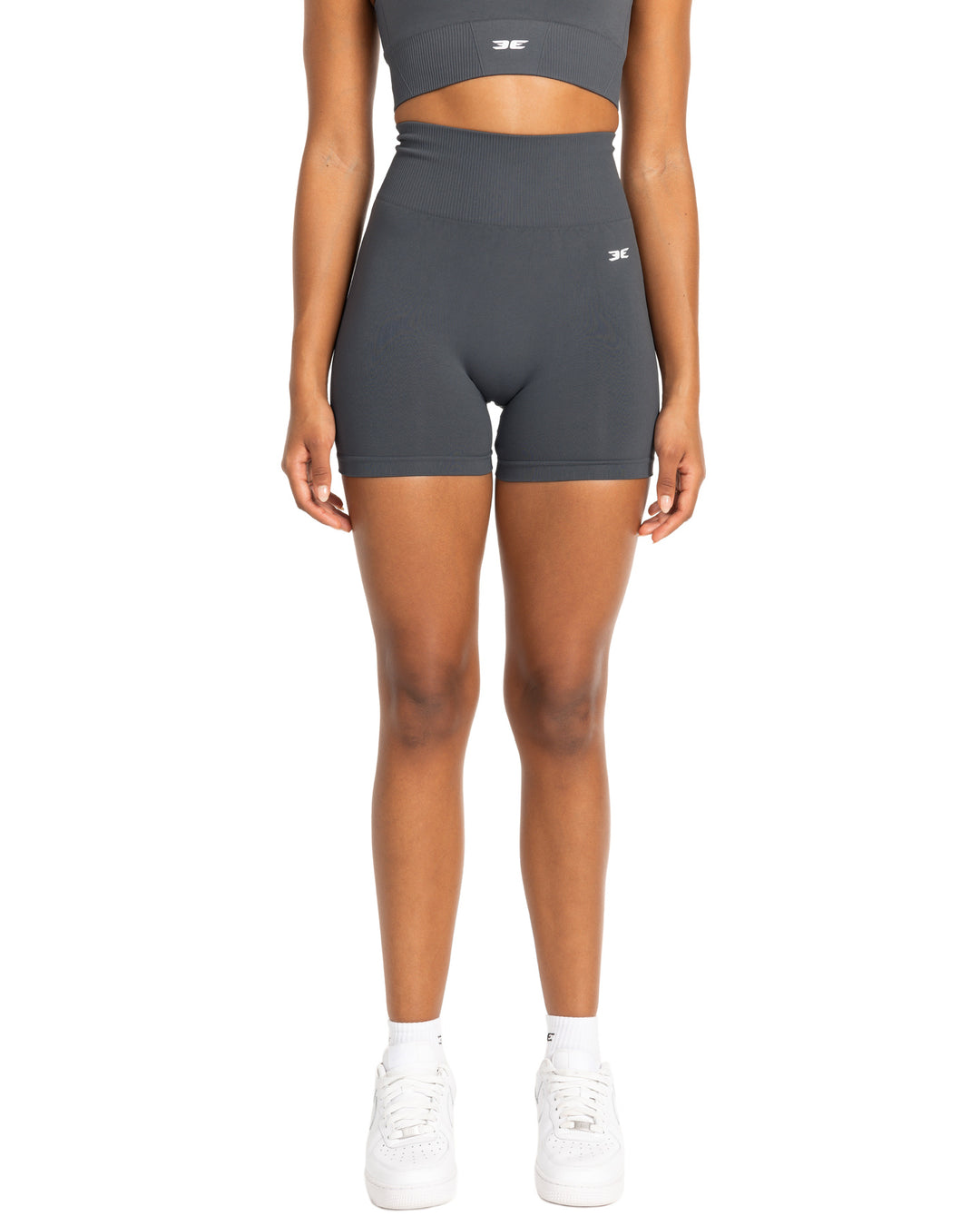 Elite Seamless V2 Shorts - Grey (Subtle Scrunch)